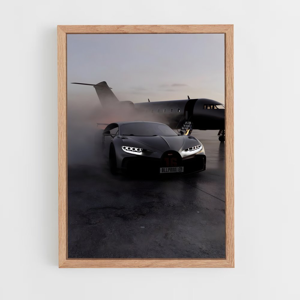 Poster Chiron sport – affiche Bugatti (vue 4)